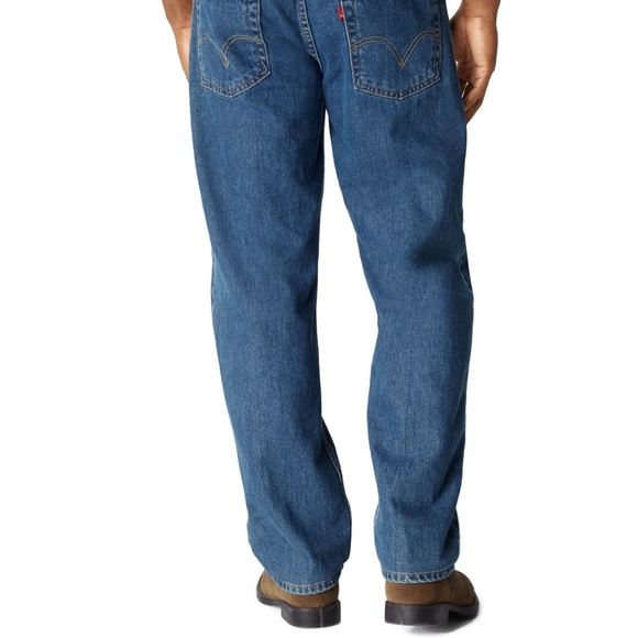 Levi's 550 Relaxed Fit Jeans Tapered Leg W:33 L:32 - Picture 4 of 8